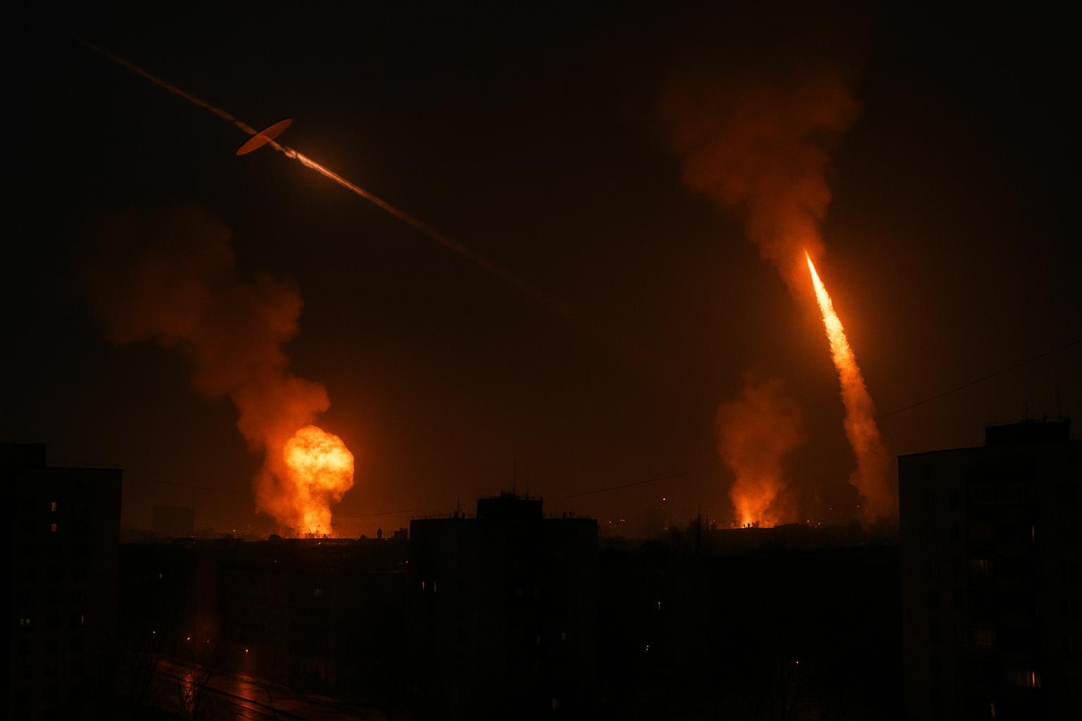 Record Missile Strikes Hit Ukraine Amid Freezing Temperatures