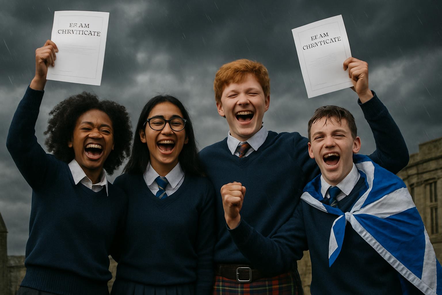 Scottish Exam Results Show Slight Improvement Amid Criticism Over Attainment Gap