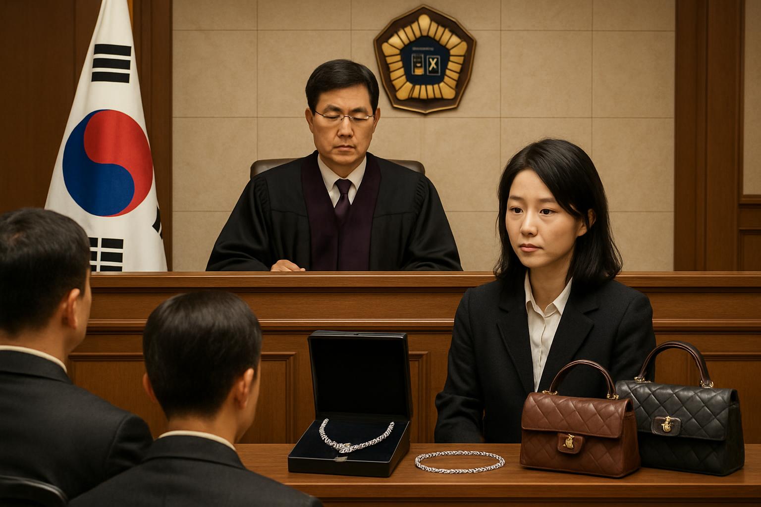 South Korea's Former First Lady Sentenced for Bribery Amid Political Turmoil