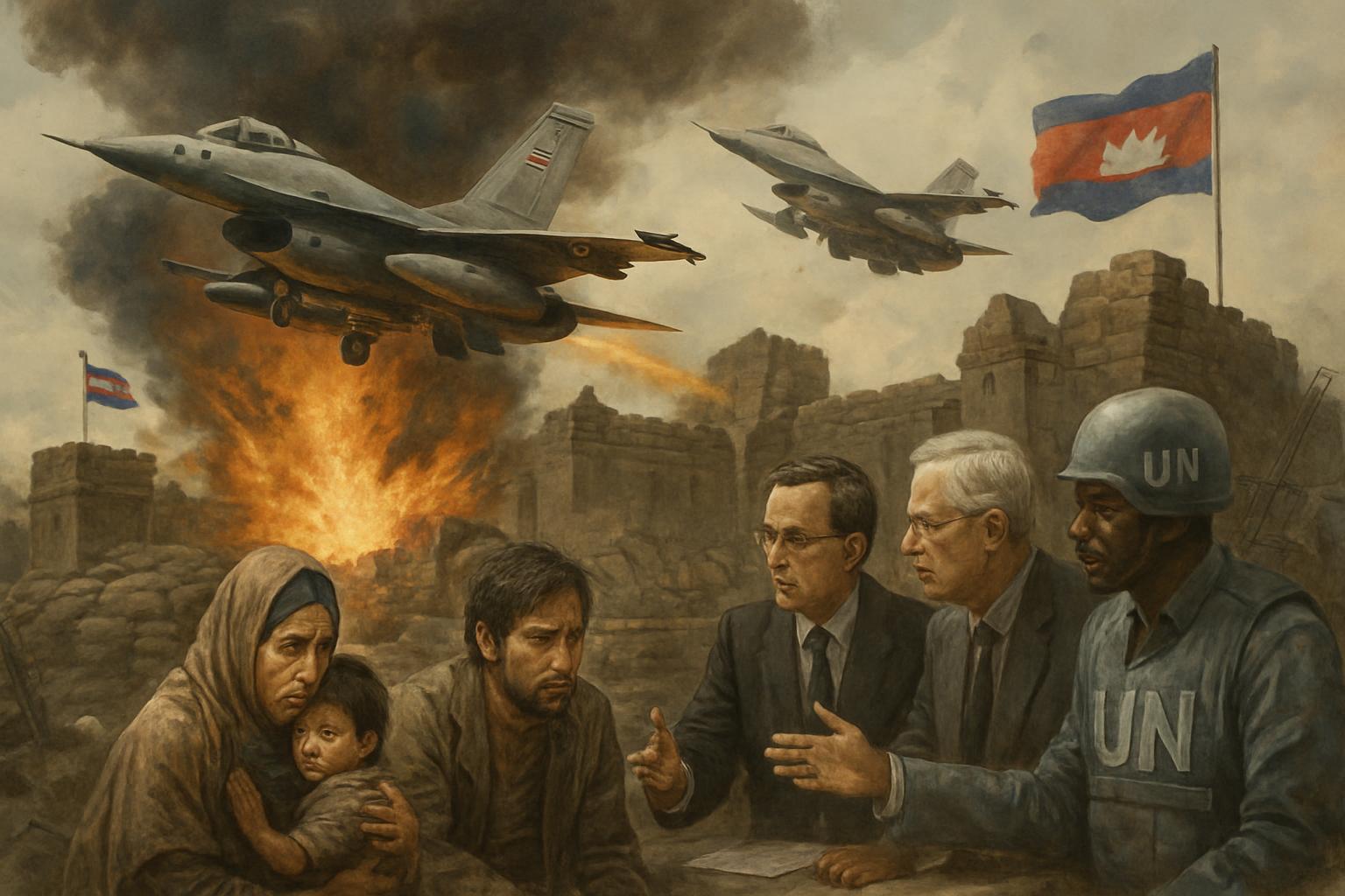 Escalating Tensions: Thailand Strikes Cambodia Amid Ceasefire Negotiations