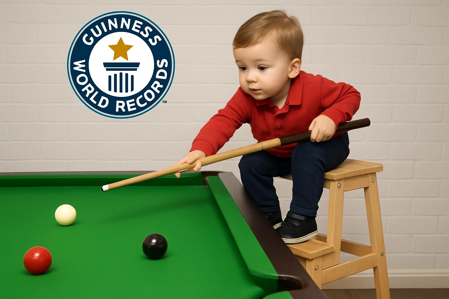 Manchester Toddler Sets Two Guinness World Records in Snooker