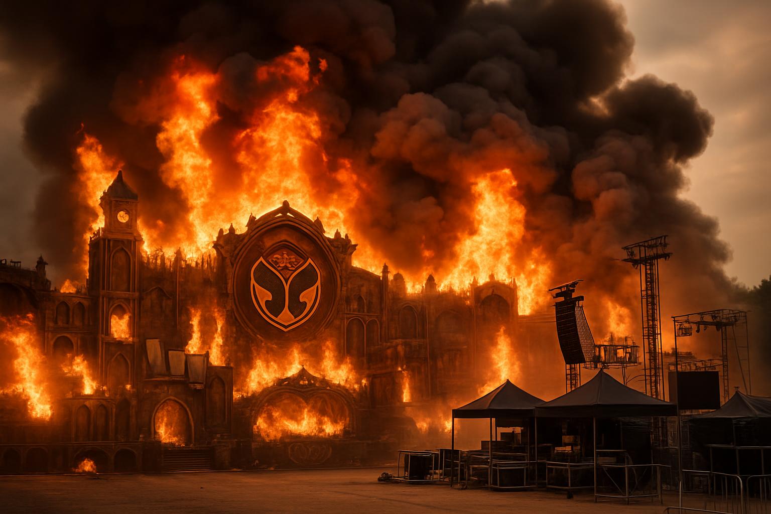 Fire Engulfs Tomorrowland Festival's Main Stage Days Before Opening