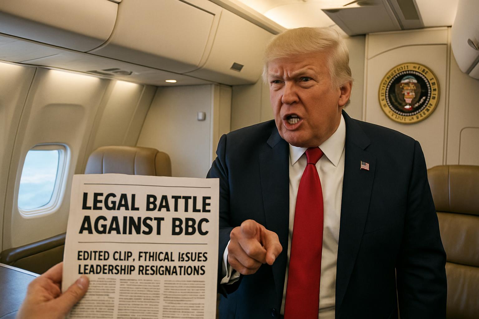 Trump Threatens Legal Action Against BBC Over Panorama Documentary Edit