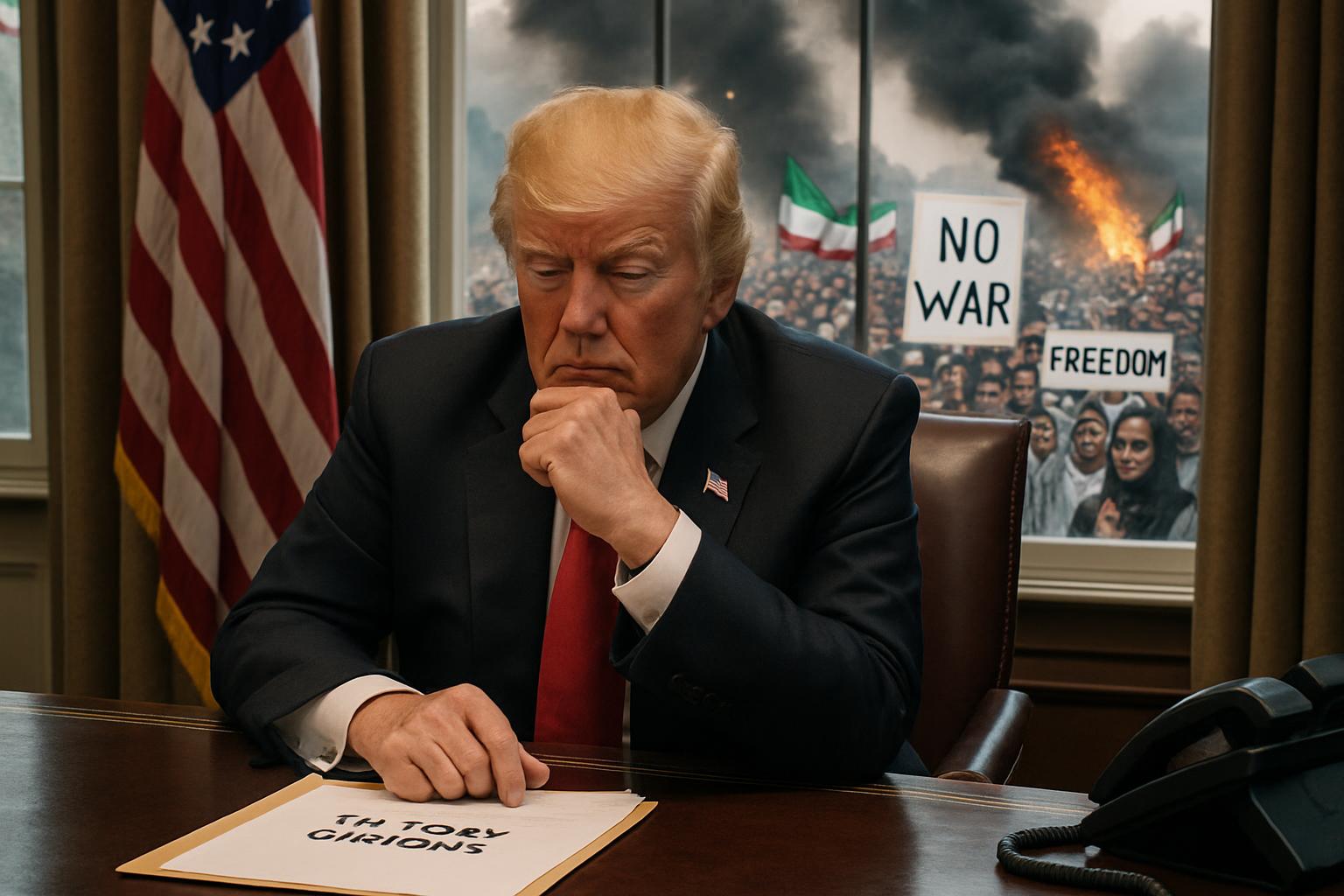 Trump Considers Military Action as Iran Protests Escalate