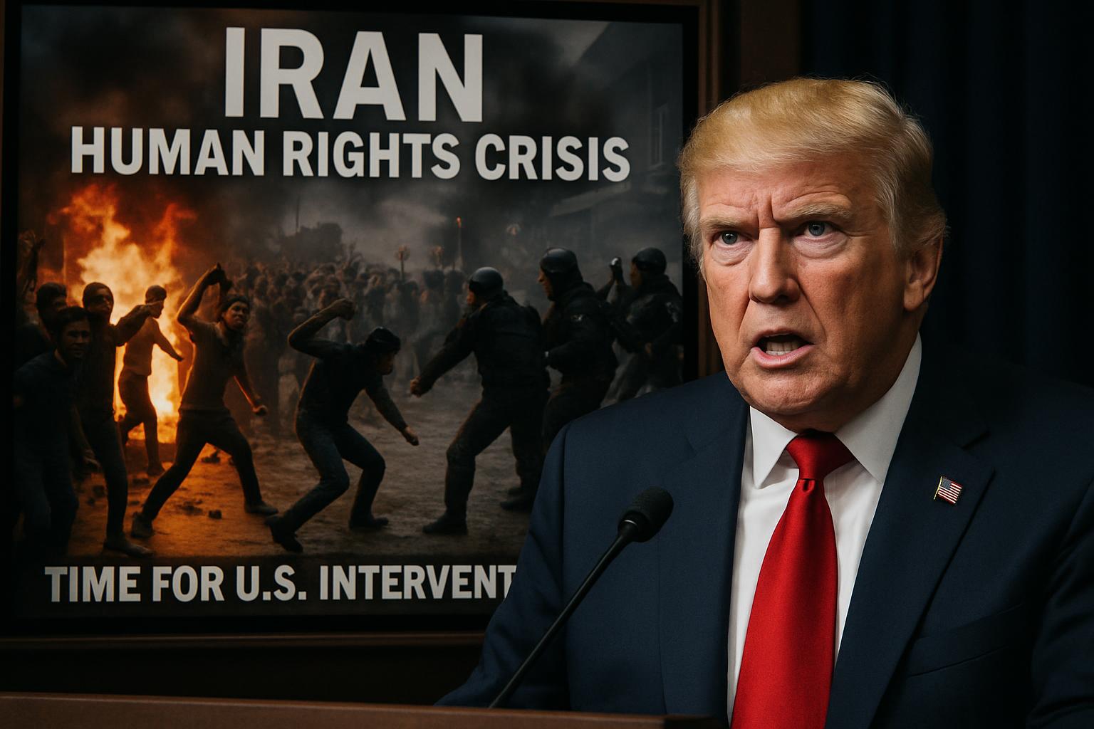 Trump Warns of Strong US Action Amid Iran's Escalating Protest Crackdown