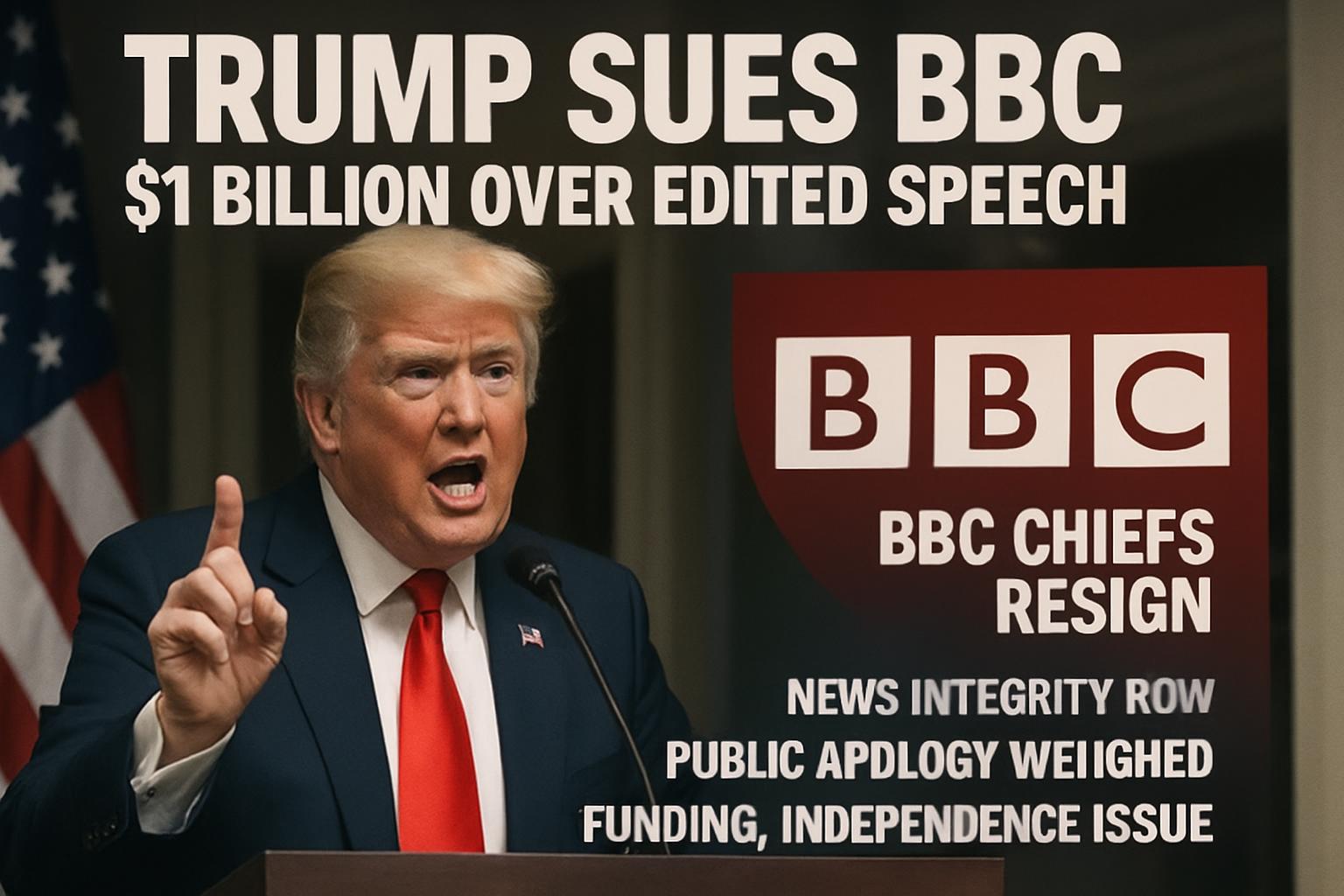 BBC Faces Legal Challenge from Trump Over Edited Speech