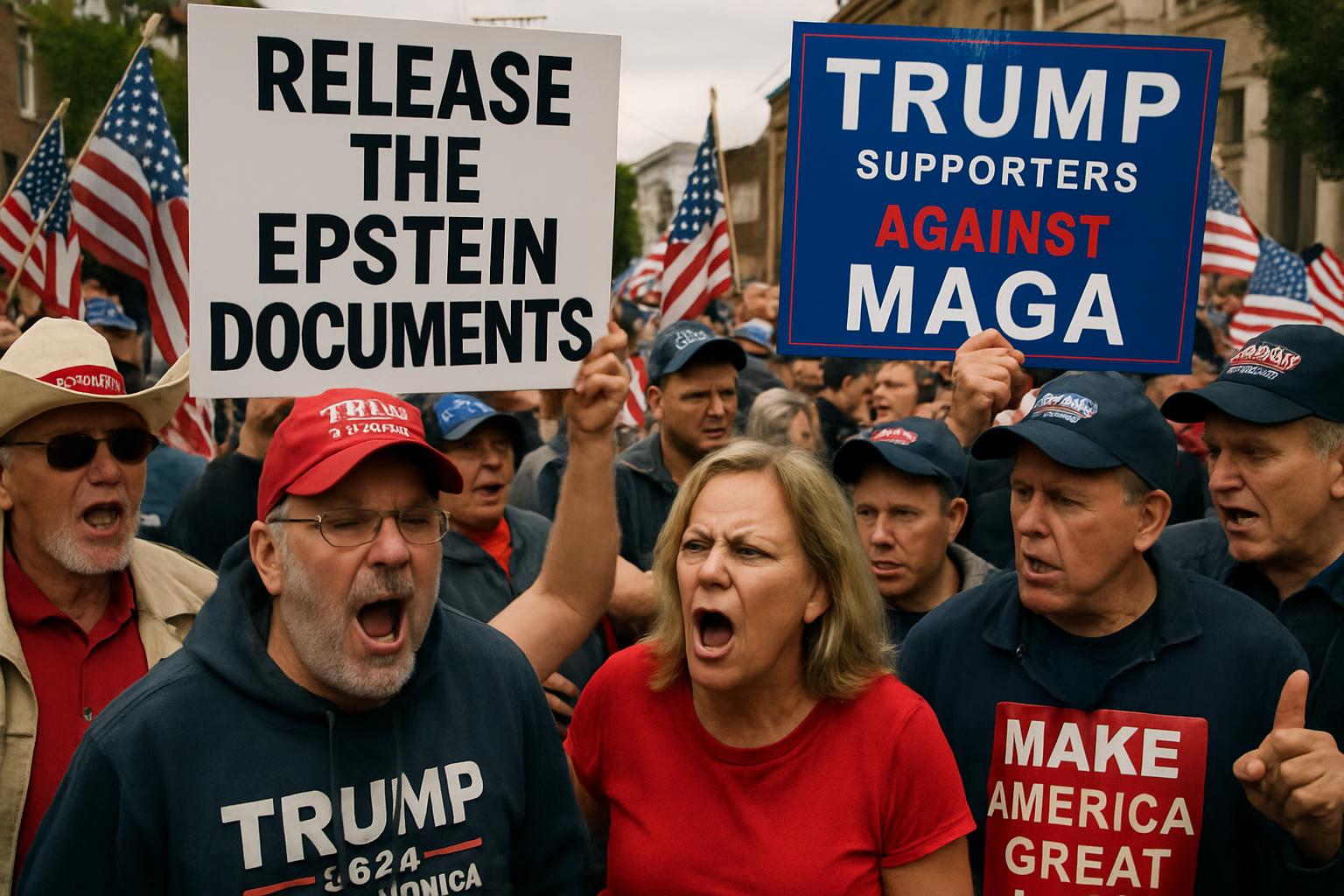 Trump Faces Backlash from Supporters Over Epstein Files Controversy