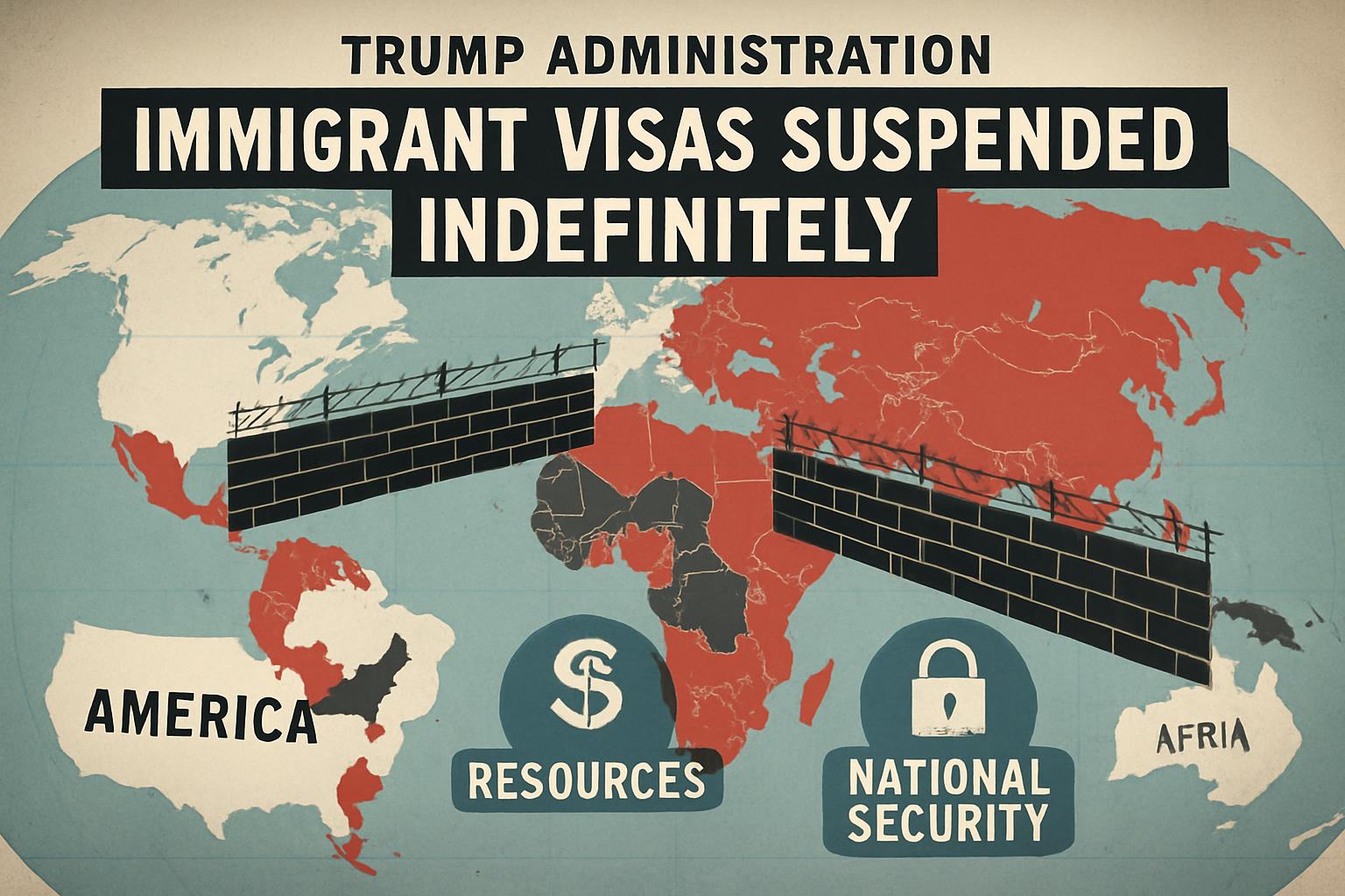Trump Administration Suspends Immigrant Visas from 75 Countries in Major Policy Shift