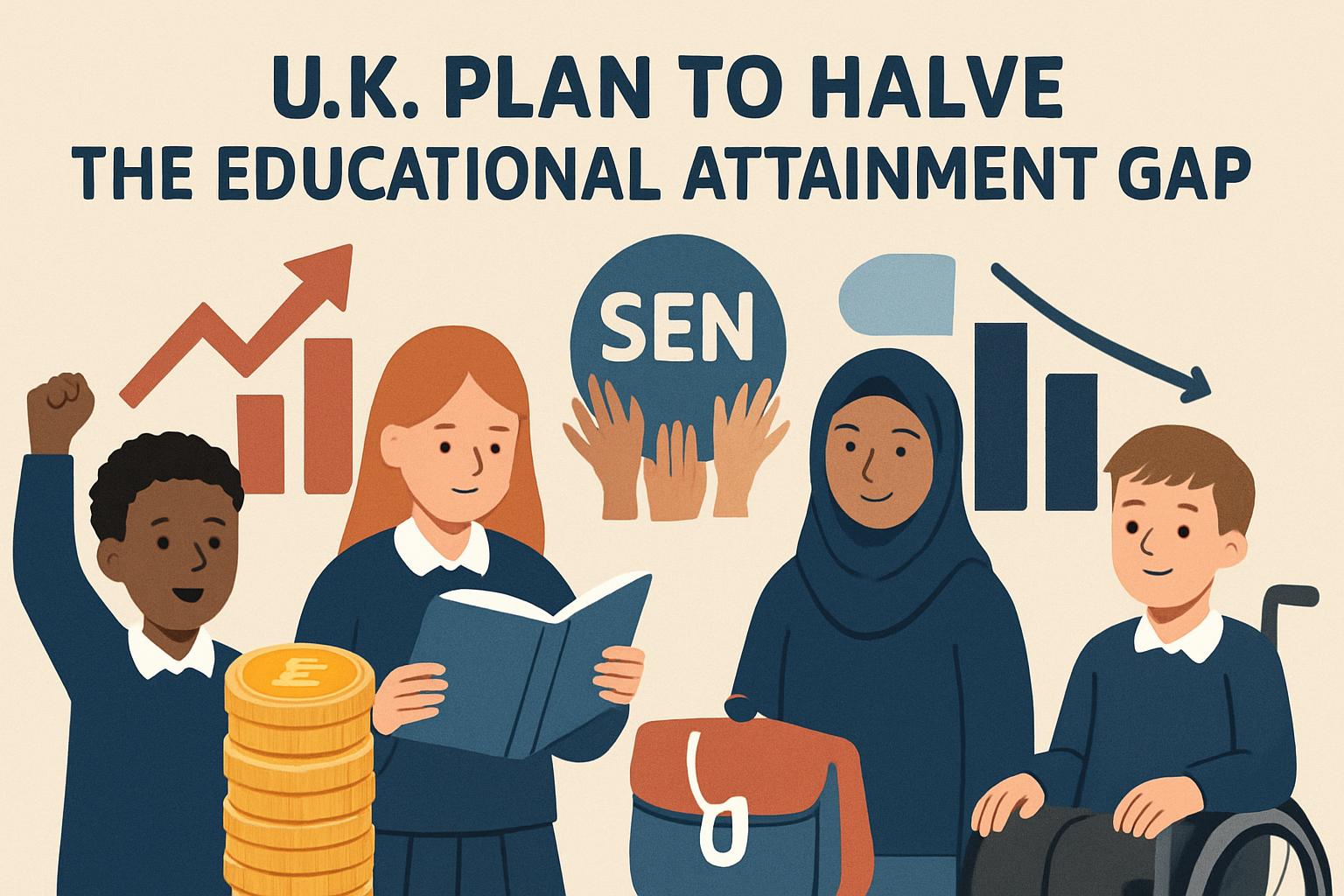 Government Unveils Ambitious Plan to Halve Attainment Gap in England's Schools