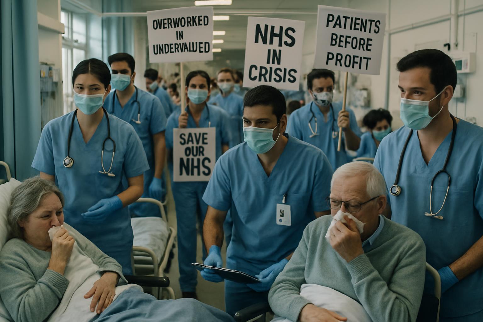 UK Hospitals Struggle with Rising Flu Cases Amid Doctors' Strikes