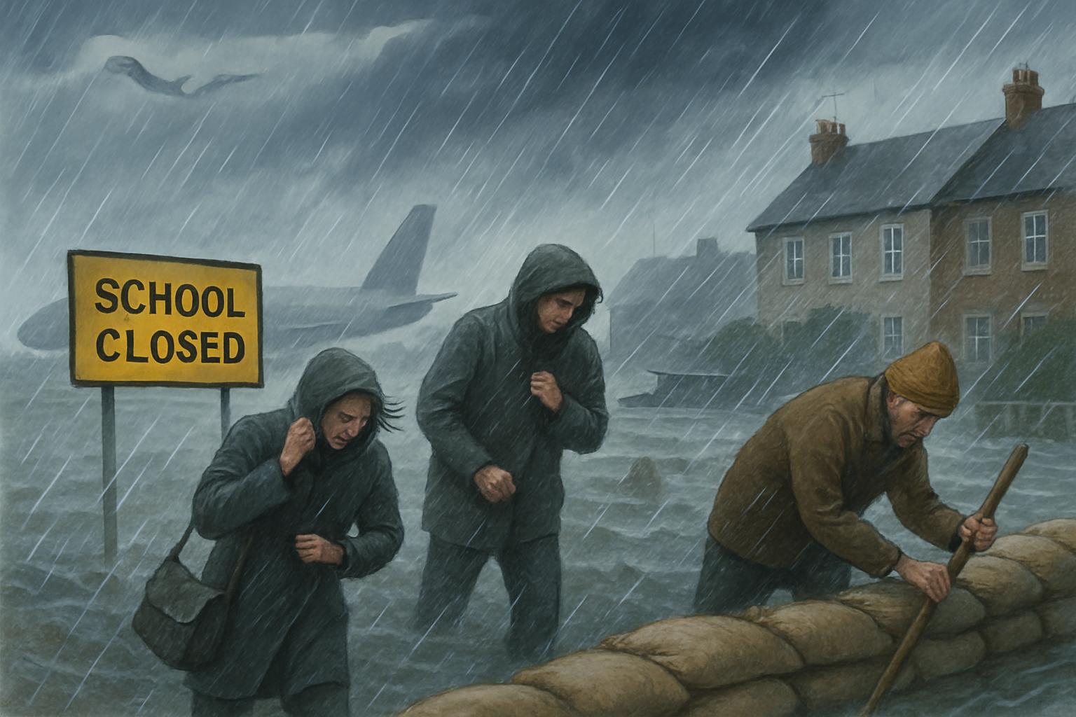 Storm Chandra Brings Severe Weather Warnings and Disruptions Across the UK