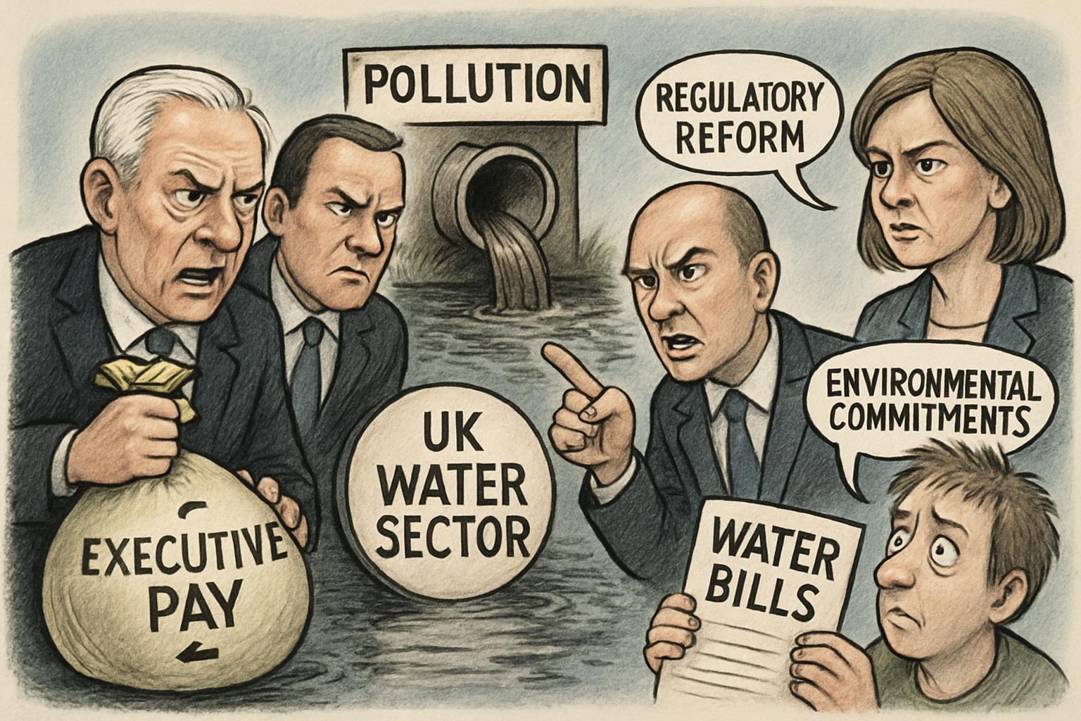 Water Sector Faces Scrutiny Over Executive Pay, Pollution, and Rising Bills