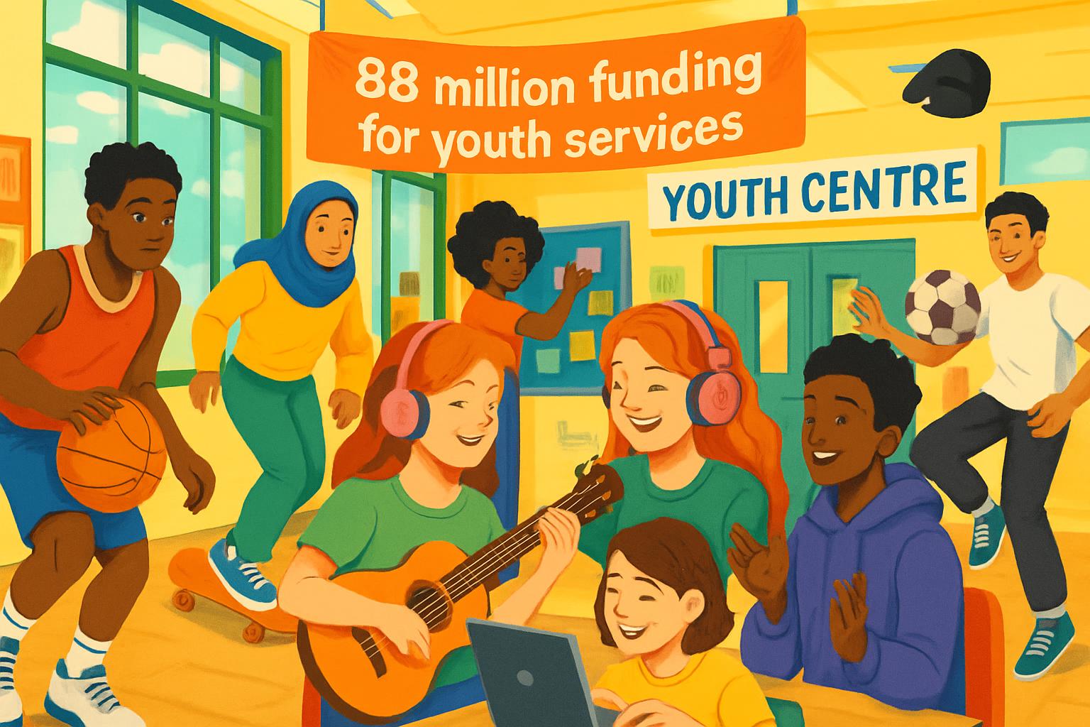 UK Government Allocates £88 Million to Revitalize Youth Services and Combat Digital Isolation