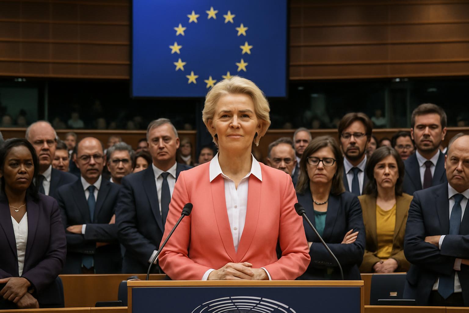 Ursula von der Leyen Survives Confidence Vote Amidst Calls for Policy Shift