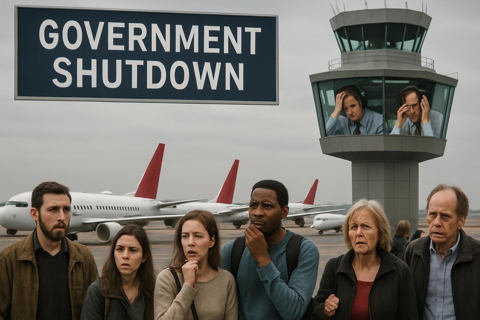 US Government Shutdown Forces Major Flight Reductions Amid Safety Concerns