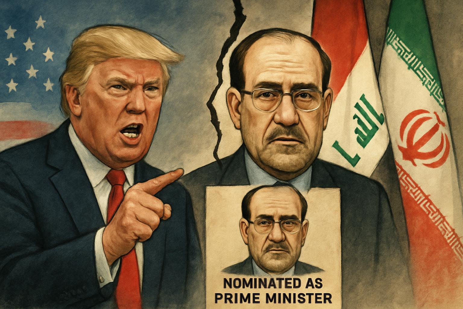 US-Iraq Relations Strained as Trump Threatens to Withdraw Support Over Maliki's Nomination