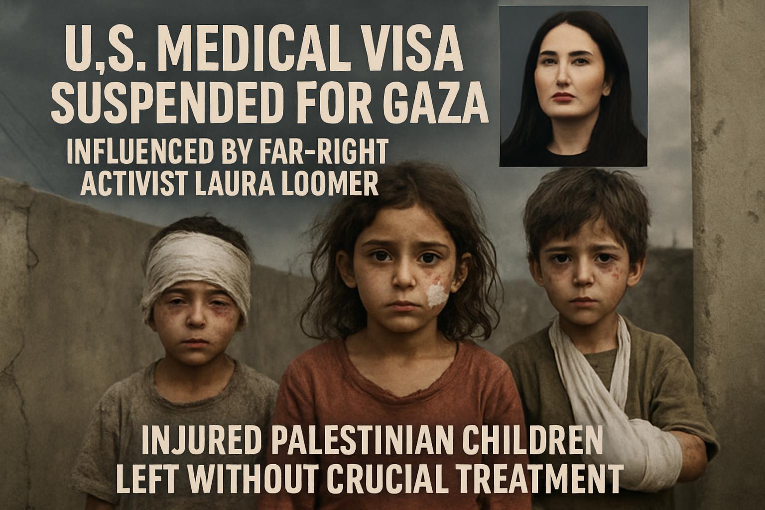 US Halts Medical Visas for Gaza Amid Far-Right Pressure