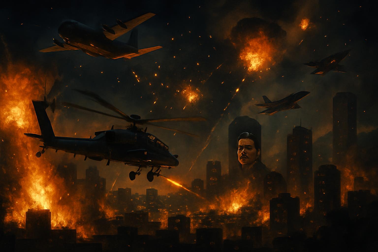 US Military Strikes in Caracas Capture Venezuelan President Maduro