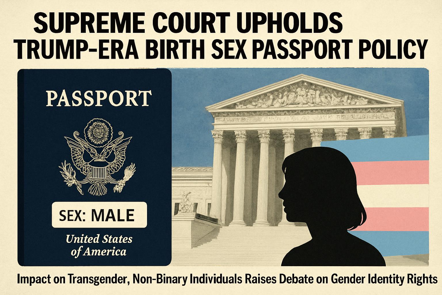 US Supreme Court Upholds Trump Policy on Passport Sex Markers