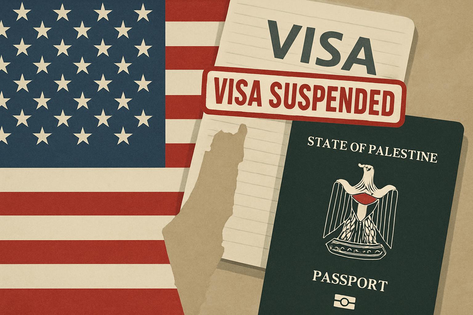 US Suspends Visas for Palestinian Passport Holders Amid Rising Tensions