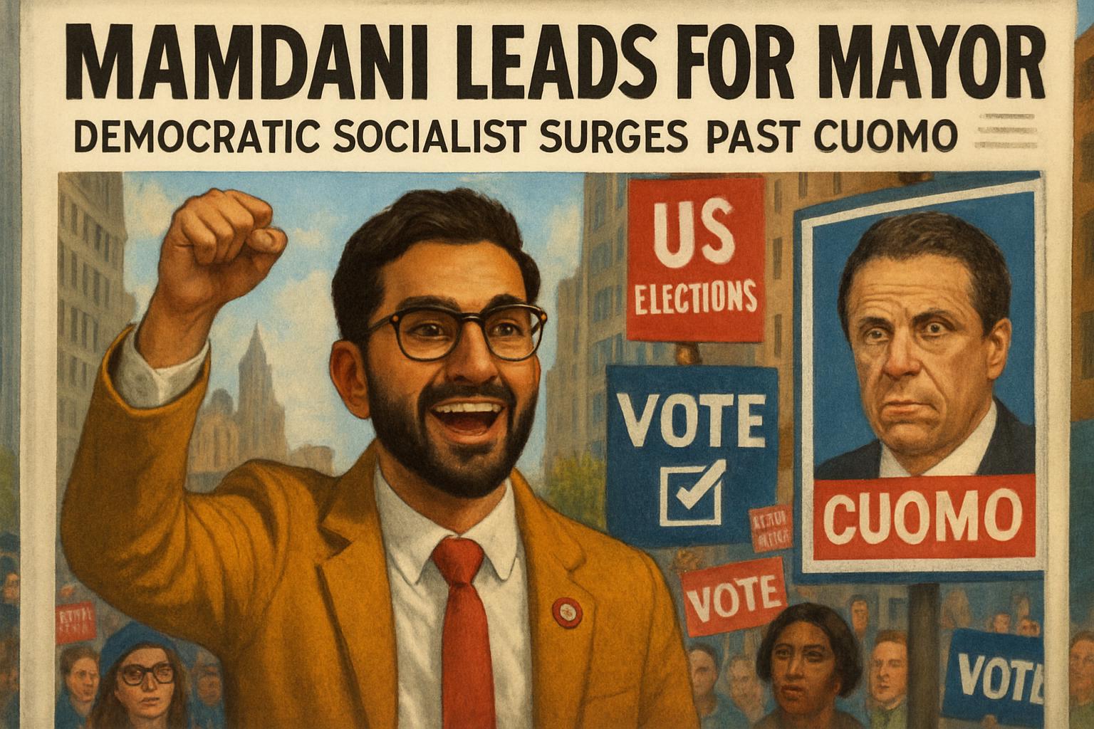 Zohran Mamdani Leads New York Mayoral Race Amid Key US Elections